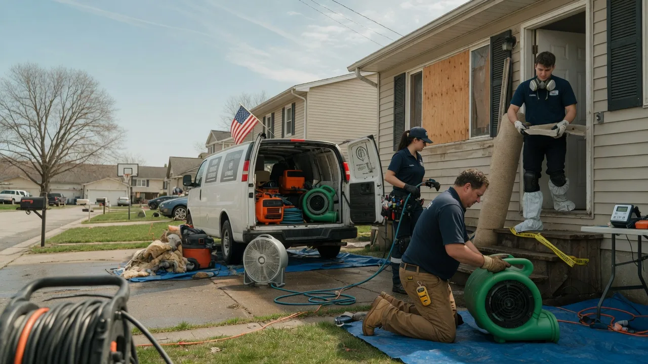 Water Damage Restoration in South Gibson, PA near me